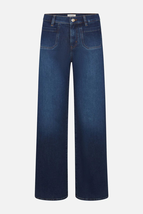 Frame Savior Le Slim Palazzo Long Modernist Pocket Jeans LSPIPL814
